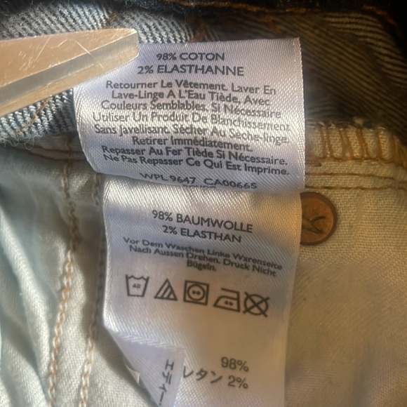 Eddie Bauer Sz:8 Curvey Slim Straight Blue Jeans - Picture 12 of 13